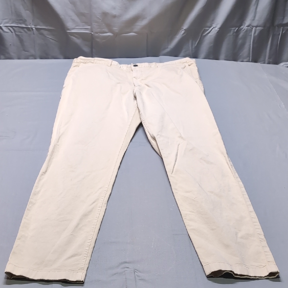 Theory Brewer Soft Sateen Mens 36 Chino Pants Beige Slim‎ Straight H0274209
